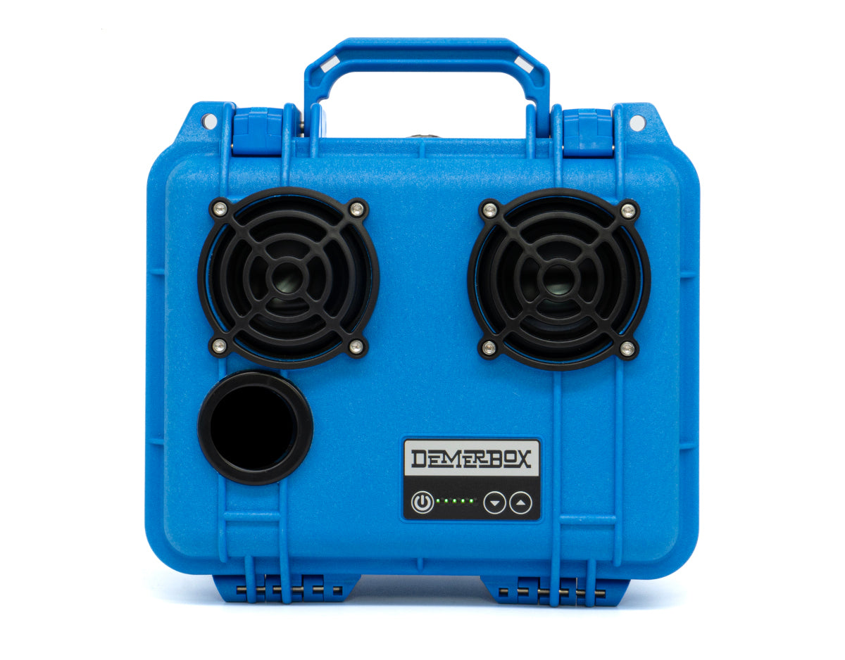 DemerBox Roseau Blue Speakers: Best outdoor Bluetooth, waterproof speaker