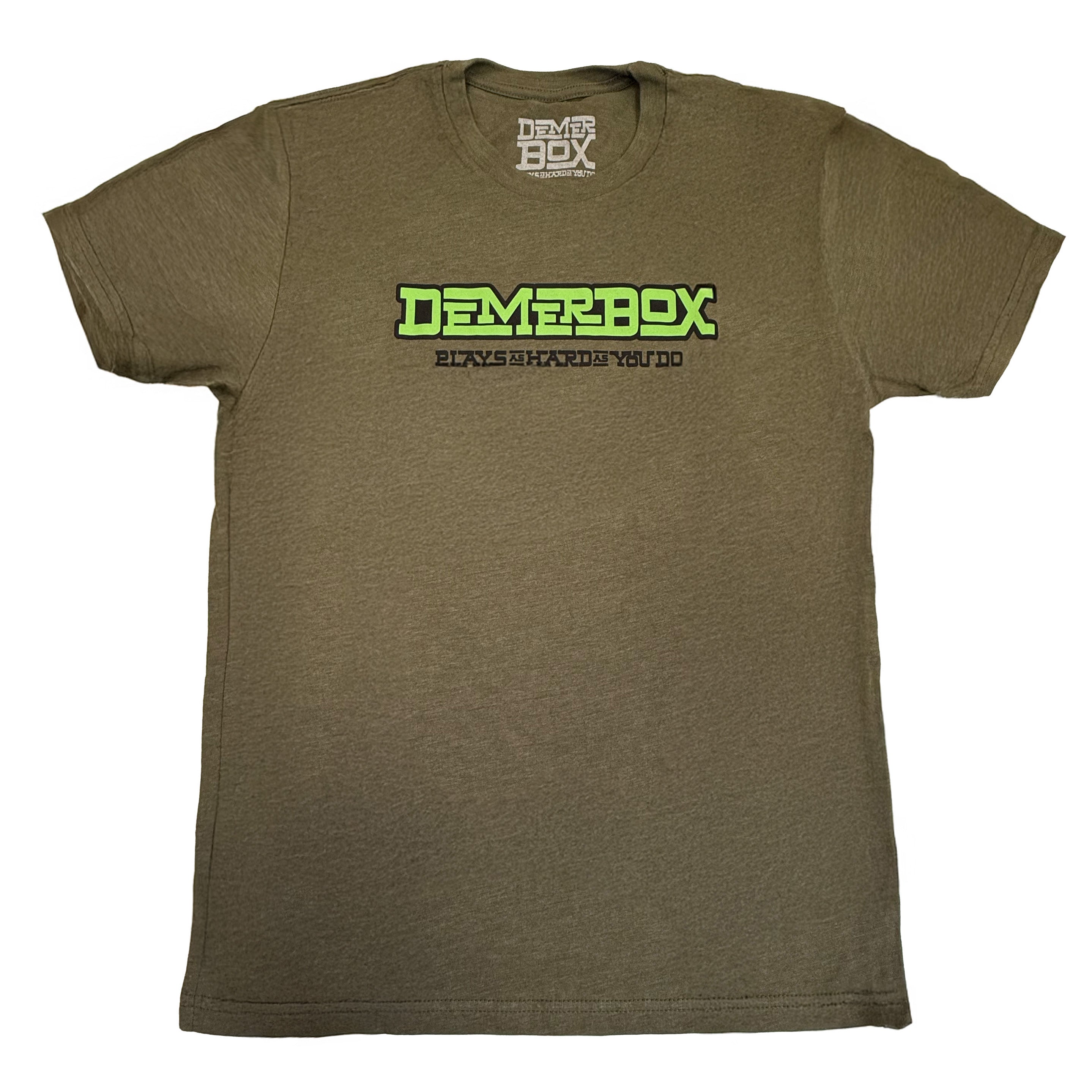 Military and Neon Green T-Shirt – DemerBox