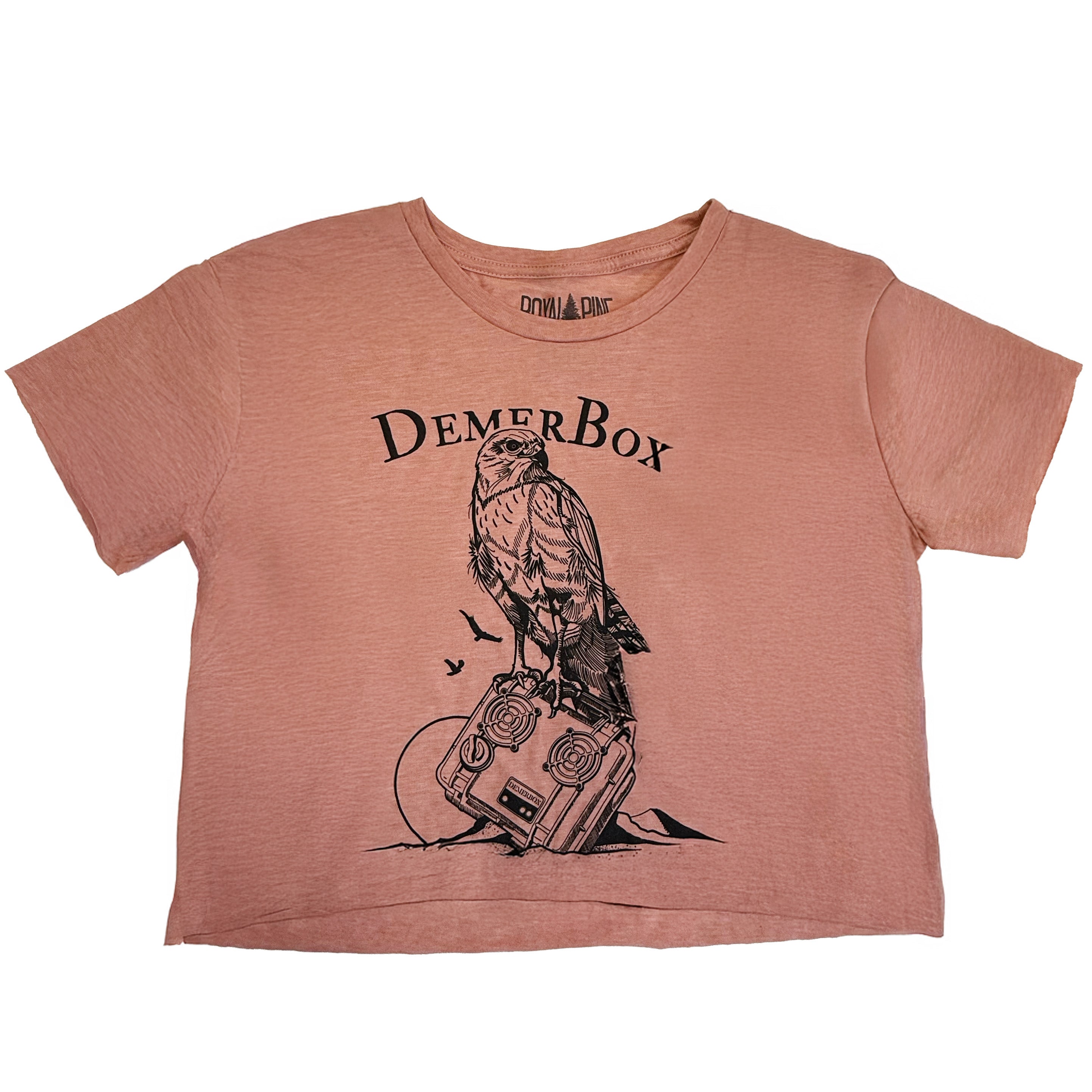 Women's "Desert Hawk" Pink Crop