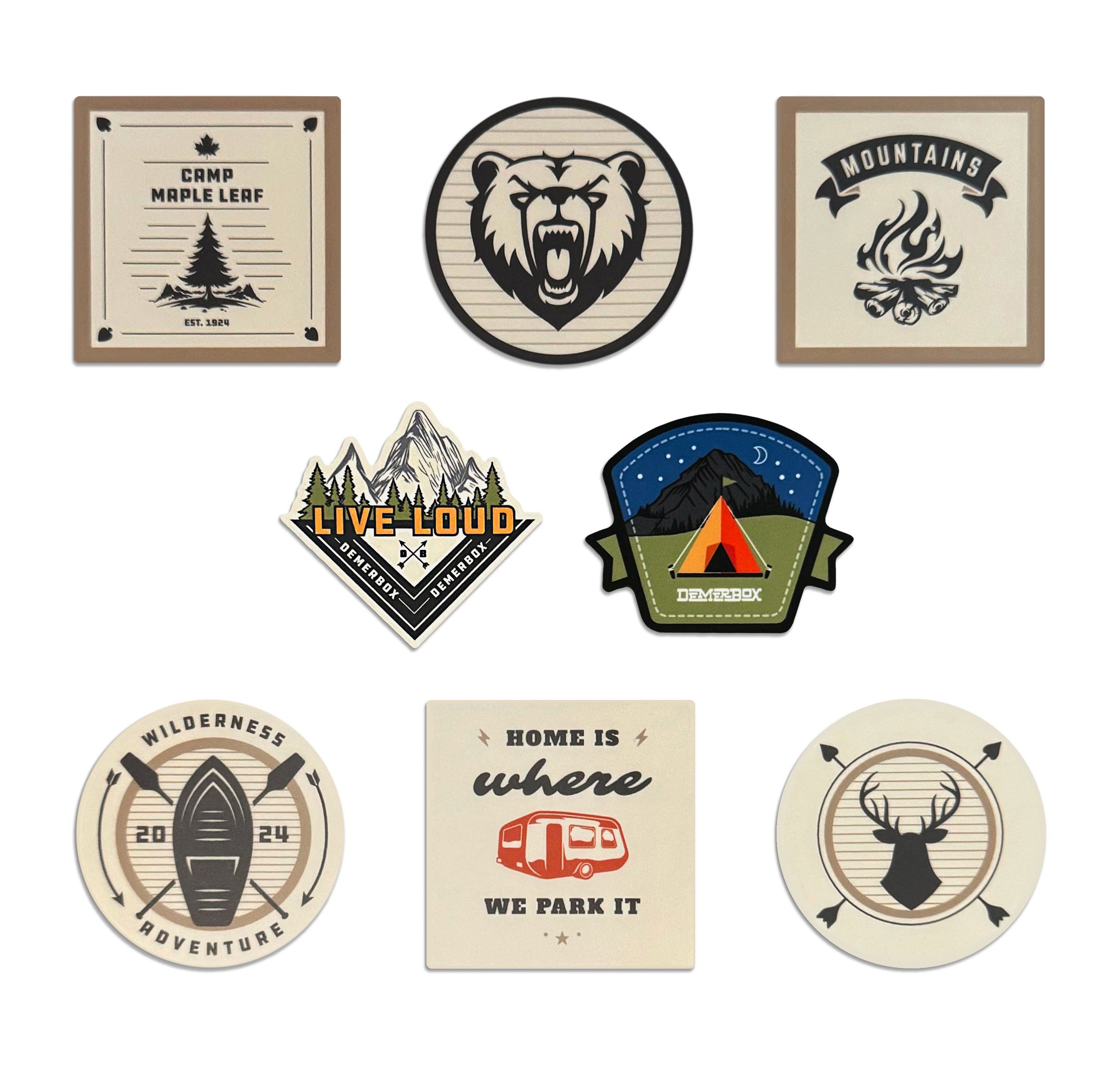 Rugged Retreats Sticker Pack