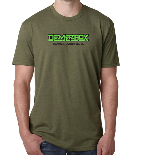 Military and Neon Green T-Shirt