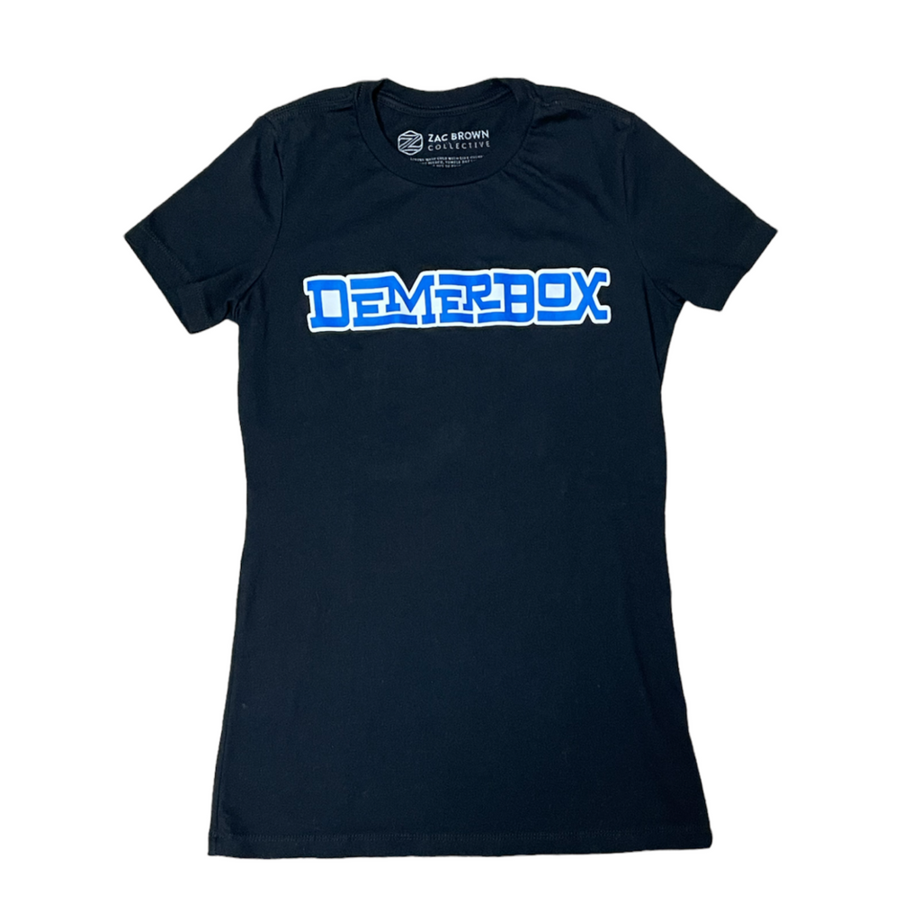 Single Stack Black Tee - Women's Fit